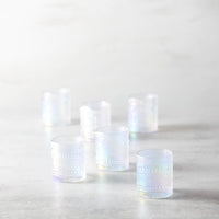 Fortessa - Jupiter 10 Oz Iridescent Double Old Fashioned Glass, Pack of 6 - JUPITERID.04