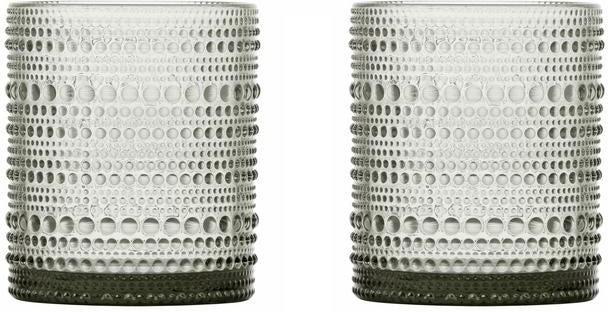 Fortessa - Jupiter 10 Oz Smoke Gray Double Old Fashioned Glass, Pack of 2 - JUPITERSM.2.04