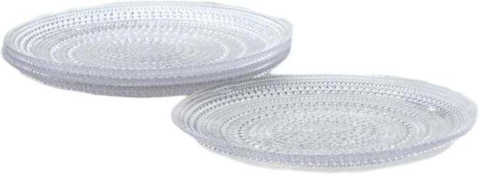 Fortessa - Jupiter 10.5" Clear Dinner Plate, Pack of 4 - JUPITERCL.15