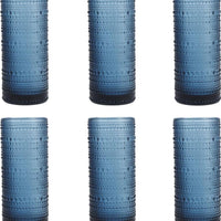 Fortessa - Jupiter 10.8 Oz Blue Collins/Highball Glass, Pack of 6 - JUPITERBL.10