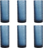 Fortessa - Jupiter 10.8 Oz Blue Collins/Highball Glass, Pack of 6 - JUPITERBL.10