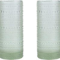 Fortessa - Jupiter 10.8 Oz Sage Collins/Highball Glass, Pack of 2 - JUPITERSG.2.10