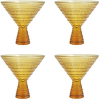 Fortessa - Jupiter 11.5 Oz Amber Martini Glass, Pack of 4 - JUPITERAM.06