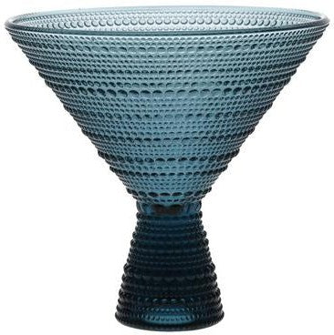 Fortessa - Jupiter 11.5 Oz Blue Martini Glass, Pack of 4 - JUPITERBL.06
