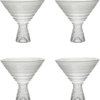Fortessa - Jupiter 11.5 Oz Clear Martini Glass, Pack of 4 - JUPITERCL.06