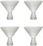 Fortessa - Jupiter 11.5 Oz Clear Martini Glass, Pack of 4 - JUPITERCL.06