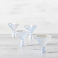 Fortessa - Jupiter 11.5 Oz Iridescent Martini Glass, Pack of 4 - JUPITERID.06
