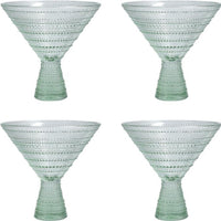 Fortessa - Jupiter 11.5 Oz Sage Martini Glass, Pack of 4 - JUPITERSG.06