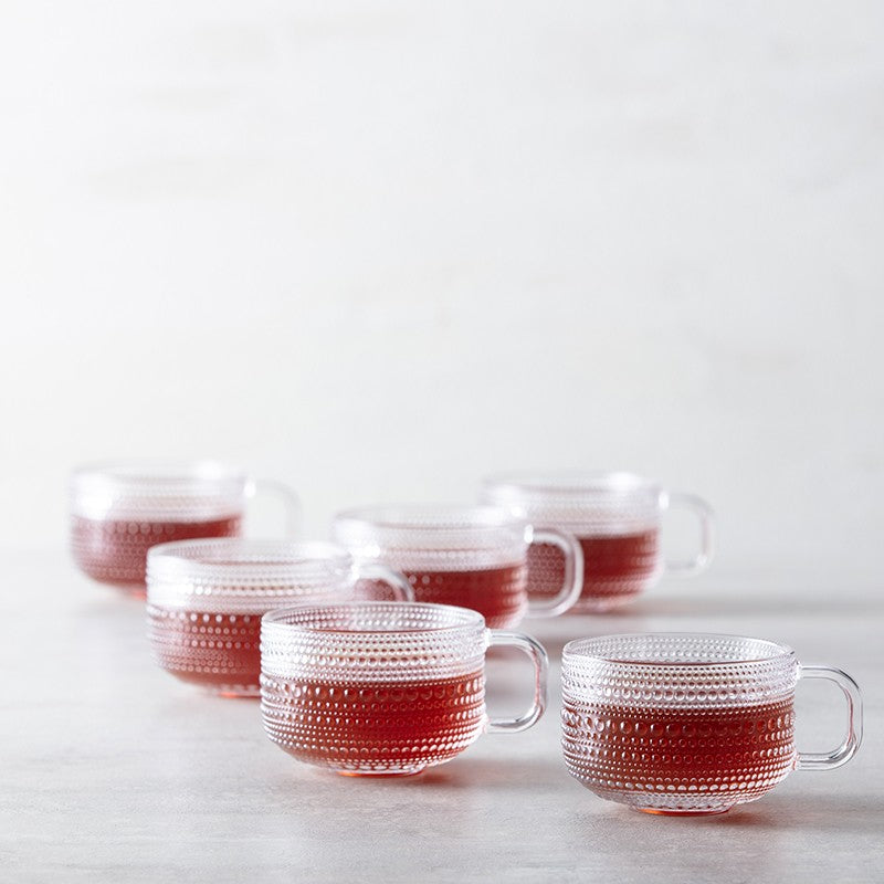 Fortessa - Jupiter 12 Oz Clear Tea/Cappuccino Cup, Pack of 6 - JUPITERCL.22