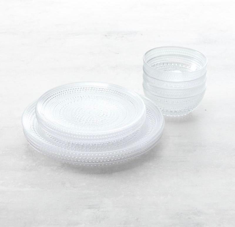 Fortessa - Jupiter 12 Pc Clear Dinnerware Set - 12PPS.JUPITER.CL