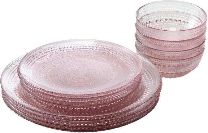 Fortessa - Jupiter 12 Pc Pink Dinnerware Set - 12PPS.JUPITER.PK