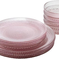 Fortessa - Jupiter 12 Pc Pink Dinnerware Set - 12PPS.JUPITER.PK