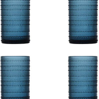 Fortessa - Jupiter 13 Oz Blue Iced Beverage Glass, Pack of 4 - JUPITERBL.4.03