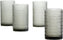 Fortessa - Jupiter 13 Oz Grey Iced Beverage Glass, Pack of 4 - JUPITERSM.4.03