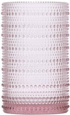 Fortessa - Jupiter 13 Oz Pink Iced Beverage Glass, Pack of 4 - JUPITERPK.4.03