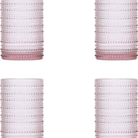 Fortessa - Jupiter 13 Oz Pink Iced Beverage Glass, Pack of 4 - JUPITERPK.4.03