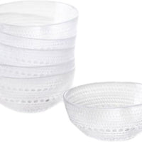 Fortessa - Jupiter 13.5 Oz Clear Cereal Bowl, Pack of 6 - JUPcL.BOWL.05
