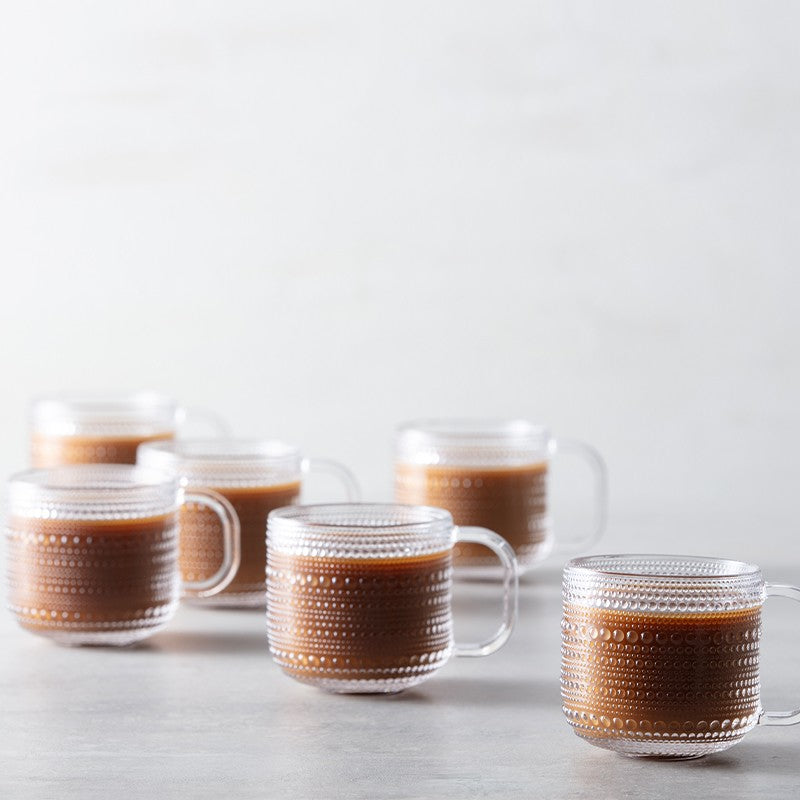 Fortessa - Jupiter 13.5 Oz Clear Coffee Cup, Pack of 6 - JUPITERCL.21