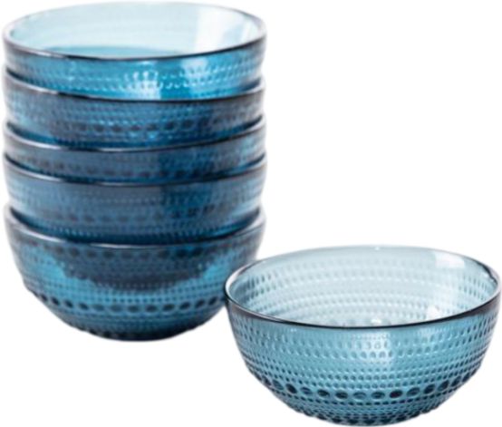 Fortessa - Jupiter 13.5 Oz Cornflower Cereal Bowl, Pack of 6 - JUPBL.BOWL.05