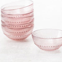 Fortessa - Jupiter 13.5 Oz Pink Cereal Bowl, Pack of 6 - JUPPK.BOWL.05