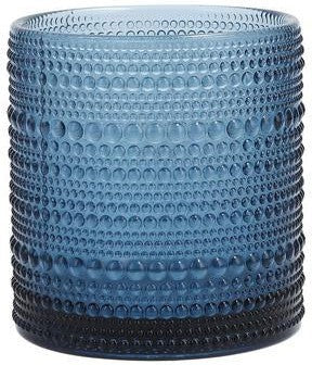 Fortessa - Jupiter 13.9 Oz Blue Triple Old-Fashioned Glass, Pack of 6 - JUPITERBL.09