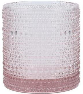 Fortessa - Jupiter 13.9 Oz Pink Triple Old-Fashioned Glass, Pack of 6 - JUPITERPK.09