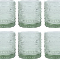 Fortessa - Jupiter 13.9 Oz Sage Triple Old-Fashioned Glass, Pack of 6 - JUPITERSG.09