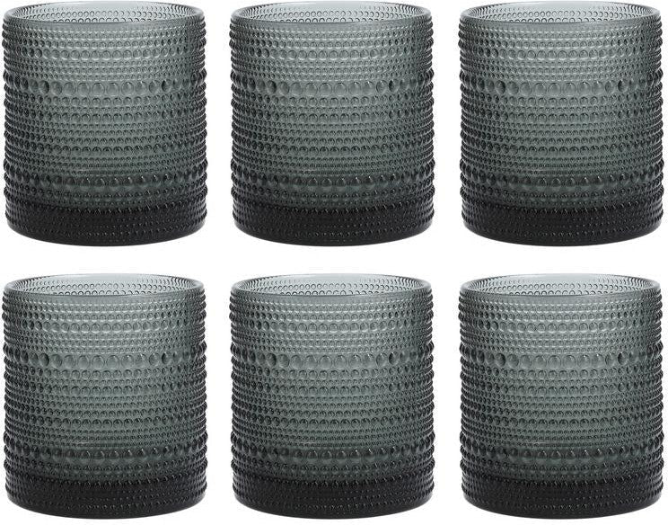 Fortessa - Jupiter 13.9 Oz Storm Triple Old-Fashioned Glass, Pack of 6 - JUPITERST.09