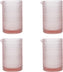 Fortessa - Jupiter 25 Oz Pink Mixing Glass, Pack of 4 - JUPITERPK.07