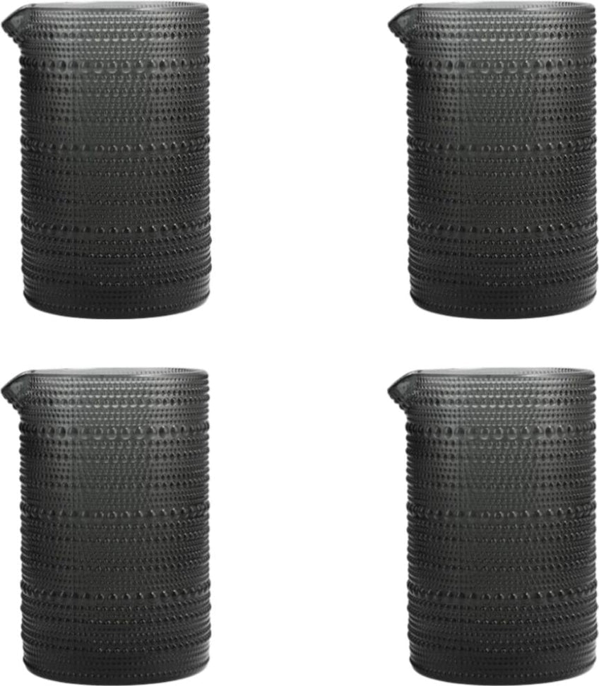 Fortessa - Jupiter 25 Oz Storm Mixing Glass, Pack of 4 - JUPITERST.07