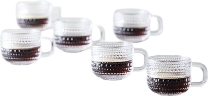 Fortessa - Jupiter 3 Oz Clear Espresso Cup, Pack of 6 - JUPITERCL.20