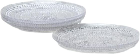 Fortessa - Jupiter 8" Clear Salad Plate, Pack of 4 - JUPITERCL.16