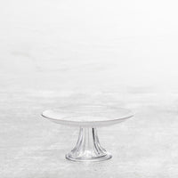 Fortessa - Jupiter 8.5" Clear Mini Cake and CuPcake Stand - JUPcL.CAKE.08