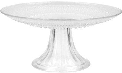 Fortessa - Jupiter 8.5" Clear Mini Cake and CuPcake Stand - JUPcL.CAKE.08