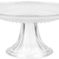 Fortessa - Jupiter 8.5" Clear Mini Cake and CuPcake Stand - JUPcL.CAKE.08