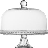 Fortessa - Jupiter Clear 13" Cake Stand and Dome Set - JUPcL.CAKE.LGSET