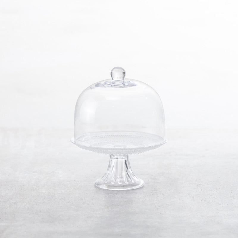 Fortessa - Jupiter Clear 8.5" Cake Stand and Dome Set - JUPcL.CAKE.SMSET