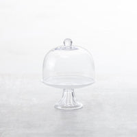 Fortessa - Jupiter Clear 8.5" Cake Stand and Dome Set - JUPcL.CAKE.SMSET