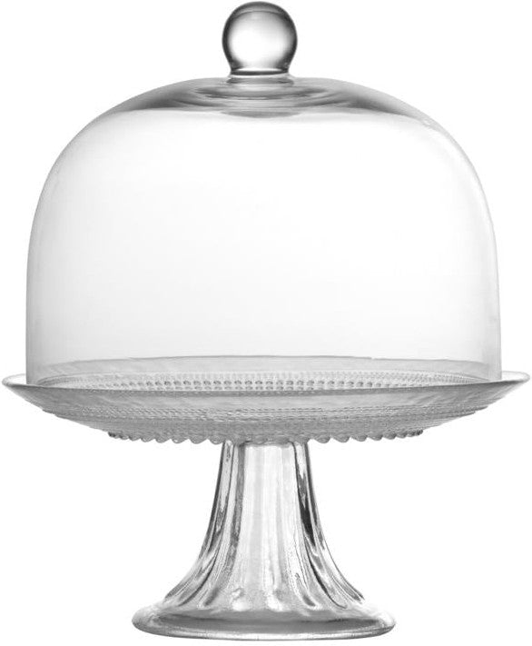 Fortessa - Jupiter Clear 8.5" Cake Stand and Dome Set - JUPcL.CAKE.SMSET