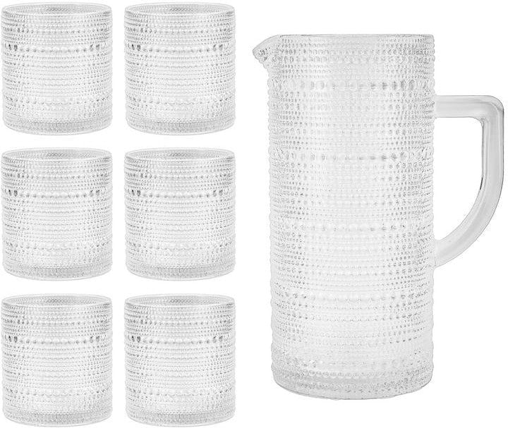 Fortessa - Jupiter Clear Pitcher & Double Old Fashioned Glasses Set - JUPITER.CL.SET