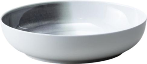 Fortessa - La Cote 14" Outdoor Mistral Gray Coupe Serving Bowl - MD.LACOTE.MG.06