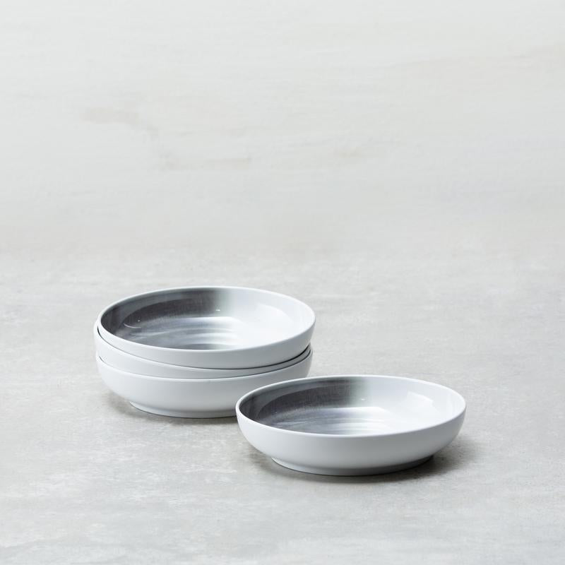 Fortessa - La Cote 8" Outdoor Mistral Gray Coupe Bowl, Pack of 4 - MD.LACOTE.MG.07