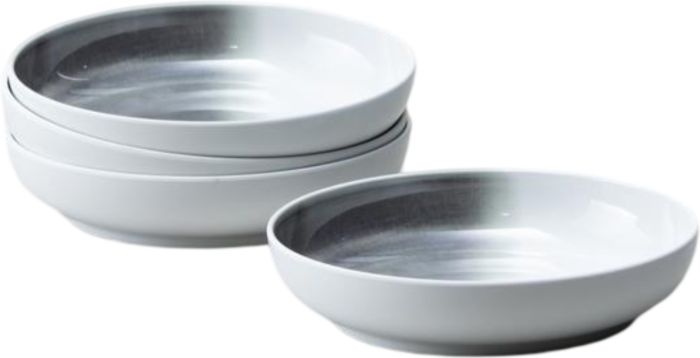 Fortessa - La Cote 8" Outdoor Mistral Gray Coupe Bowl, Pack of 4 - MD.LACOTE.MG.07