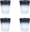 Fortessa - La Cote Outdoor 14 Oz Mistral Gray Plastic Rocks/Double Old Fashioned Glass, Pack of 4 - PS.LACOTE.MG.01