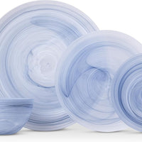 Fortessa - La Jolla Glass 16 Pc Ink Dinnerware Set - 2600.INK.PB.SET