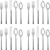 Fortessa - Lloyd 20 Pc Stainless Steel Flatware Set - 20PPS-509-05