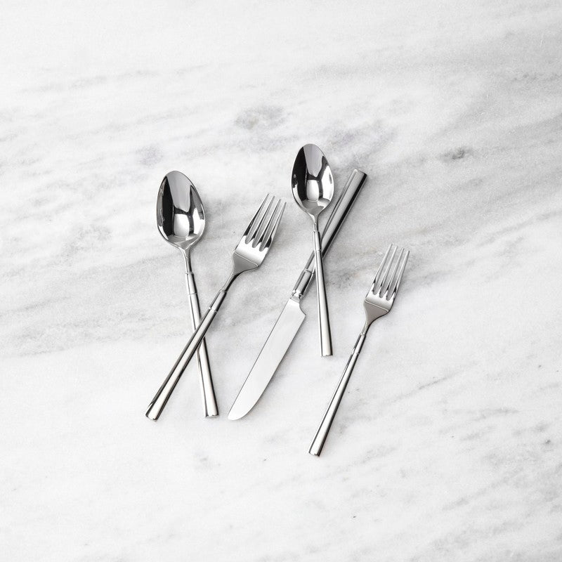 Fortessa - Lloyd 5 Pc Stainless Steel Flatware Set - 5PPS-509-05