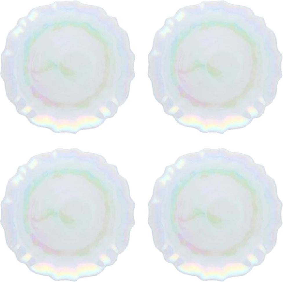 Fortessa - Lorelei 8.3" Iridescent Salad Plate, Pack of 4 - RRPG.LORELEI.02