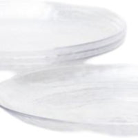 Fortessa - Los Cabos Clear 10.5" Dinner Plate, Pack of 4 - 2700.CLEAR.01