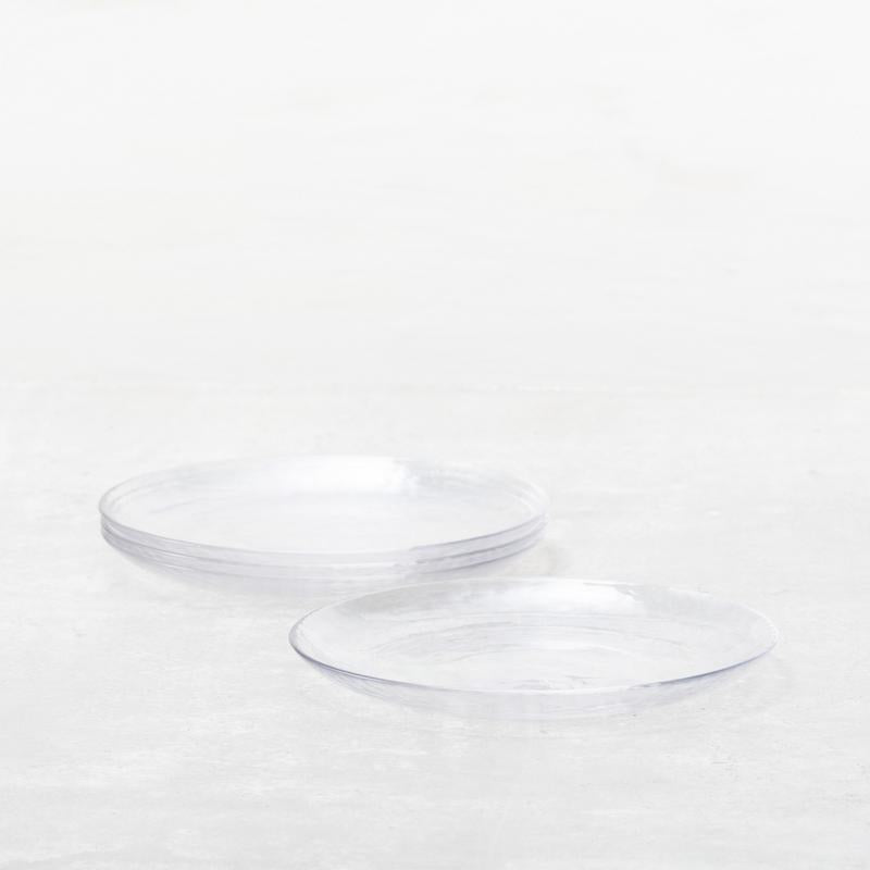 Fortessa - Los Cabos Clear 10.5" Dinner Plate, Pack of 4 - 2700.CLEAR.01